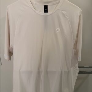lululemon athletica Men's white tennis shirt